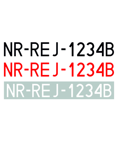 NUMERY rejestracyjne WODOODPORNE na łódkę łódź jachty ponton