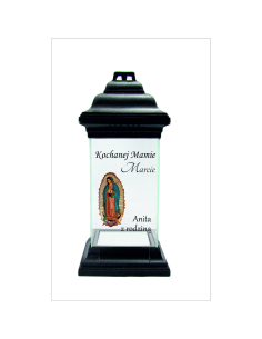 Personalizowany ZNICZ kapliczka DLA MAMY NAPIS Z DEDYKACJĄ NADRUK UV