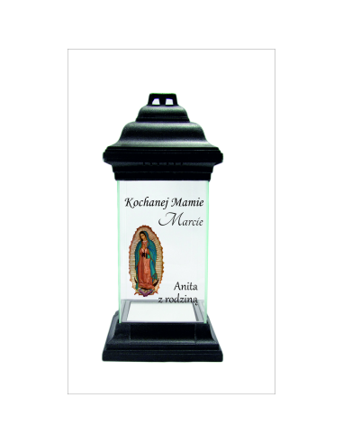 Personalizowany ZNICZ kapliczka DLA MAMY NAPIS Z DEDYKACJĄ NADRUK UV