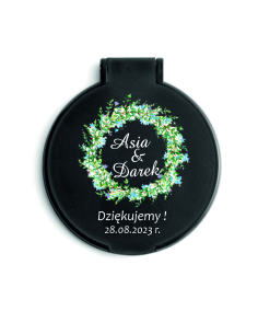 LUSTERKO personalizowane podziękowania dla gości ŚLUB WESELE elegancki wzór