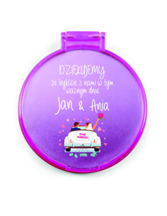 LUSTERKO personalizowane podziękowania dla gości WESELE ŚLUB NADRUK