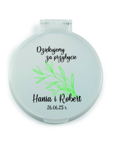 LUSTERKO personalizowane podziękowania dla gości ŚLUB WESELE kolorowe wzory