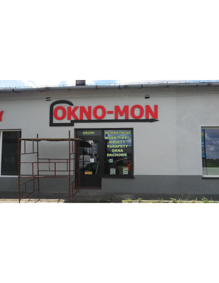 Pojedyncza litera ze styroduru - wysokość 20 cm grubość 3 cm - niemalowana