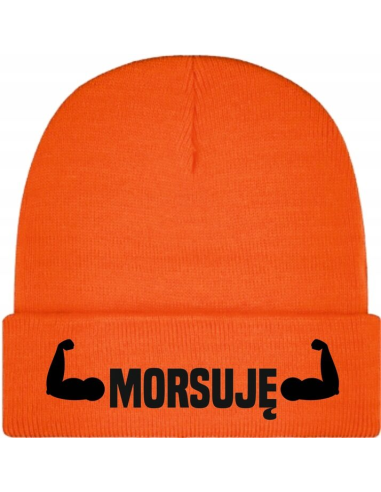 Czapka zimowa TWÓJ WŁASNY HAFT LOGO NAPIS GRAFIKA MORSUJĘ PREZENT DLA MORSA
