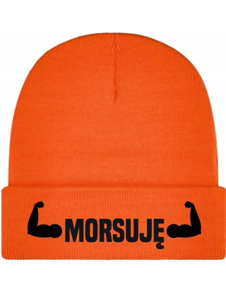 Czapka zimowa TWÓJ WŁASNY HAFT LOGO NAPIS GRAFIKA MORSUJĘ PREZENT DLA MORSA