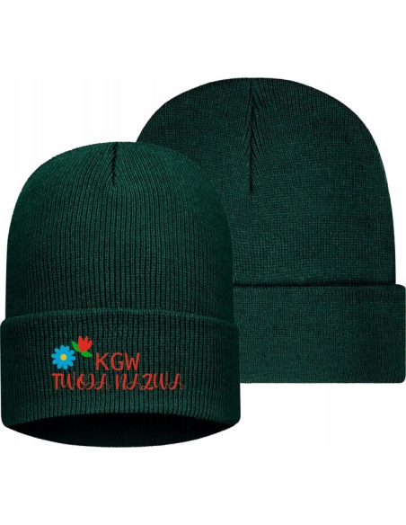 Czapka zimowa twój haft logo herb napis tekst KGW koło gospodyń wiejskich