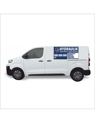 Reklama Naklejka na samochód 0,5 m2 HYDRAULIK