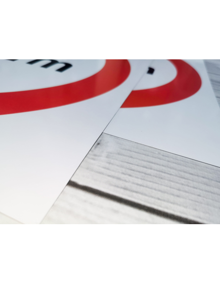 Znak drogowy Tablica informacyjna A-6b skrzyżowanie  z drogą podporzątkowaną występującą po prawej stronie 60x60 cm