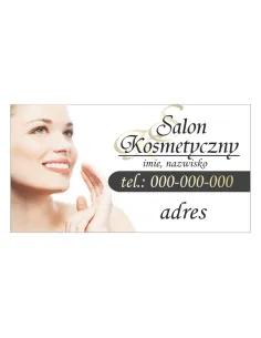 Baner reklamowy gotowe wzory banerów - Salon kosmetyczny