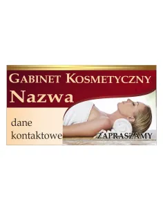 Baner reklamowy gotowe wzory banerów - Gabinet kosmetyczny