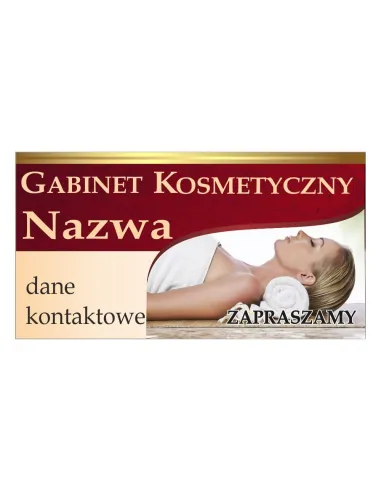 Baner reklamowy gotowe wzory banerów - Gabinet kosmetyczny