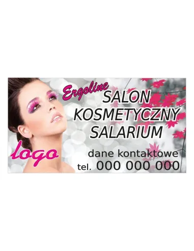 Baner reklamowy gotowe wzory banerów - Salon kosmetyczny