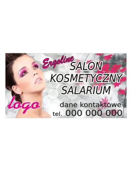 Baner reklamowy gotowe wzory banerów - Salon kosmetyczny