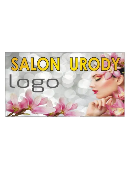 Baner reklamowy gotowe wzory banerów - Salon urody