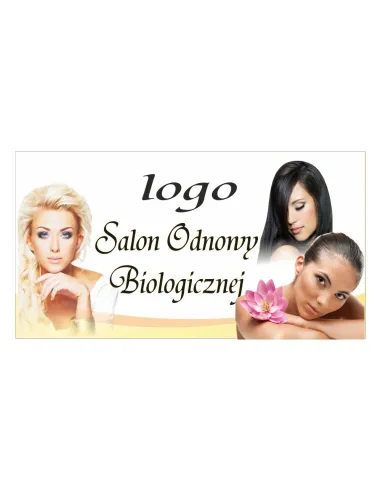 Baner reklamowy gotowe wzory banerów - Salon odnowy biologicznej