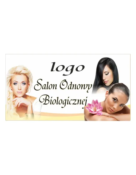 Baner reklamowy gotowe wzory banerów - Salon odnowy biologicznej