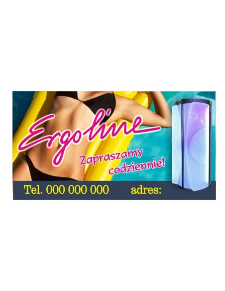 Baner reklamowy gotowe wzory banerów - Ergoline