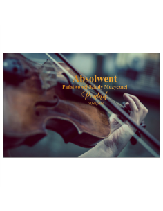 Magnesy na lodówkę - ABSOLWENT PAŃSTWOWEJ SZKOŁY MUZYCZNEJ PRUDZIK 2020/2021