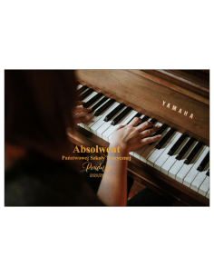 Magnesy na lodówkę - ABSOLWENT PAŃSTWOWEJ SZKOŁY MUZYCZNEJ PRUDZIK 2020/2021