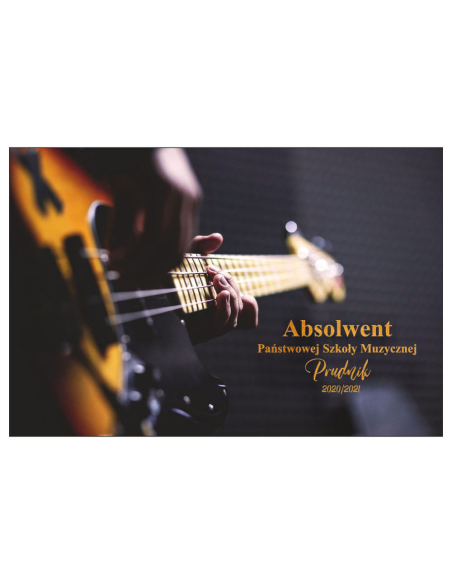 Magnesy na lodówkę - ABSOLWENT PAŃSTWOWEJ SZKOŁY MUZYCZNEJ PRUDZIK 2020/2021