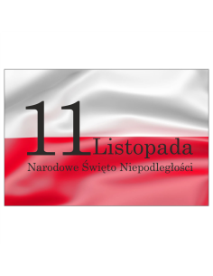 Magnesy na lodówkę - 11 LISTOPADA NARODOWE ŚWIĘTO NIEPODLEGŁOŚCI