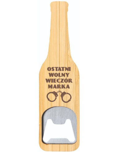 Otwieracz w kształcie butelki