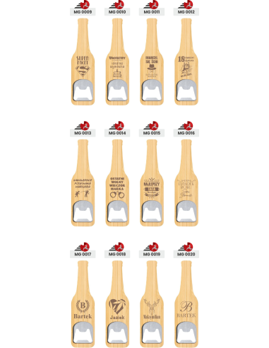 Otwieracz w kształcie butelki