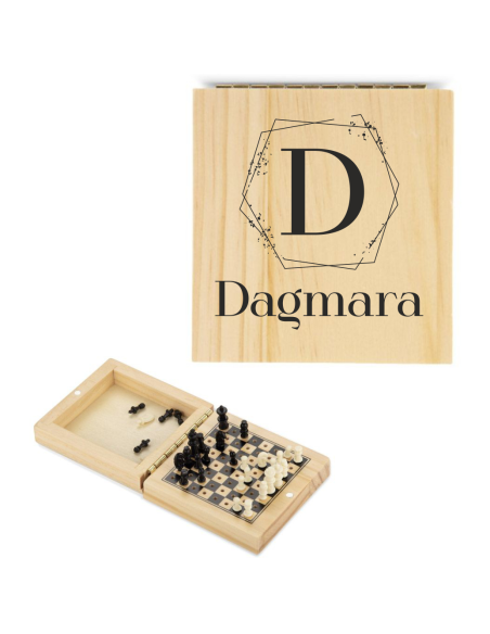 Szachy drewniane