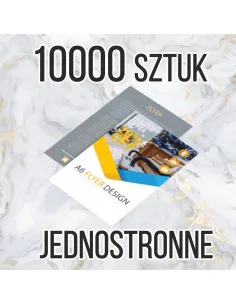Ulotki A4 10000 sztuk + projekt