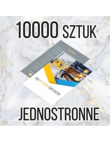 Ulotki A4 10000 sztuk + projekt