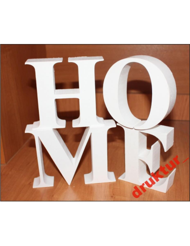 HOME LOVE napis 50cm 3d stojący lub na ścianę