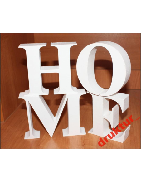 HOME LOVE napis 50cm 3d stojący lub na ścianę