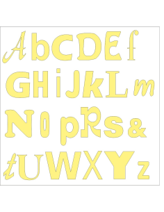 ALFABET Abecadło Litery 3D na ścianę dla dzieci do pokoju szkoły nauki