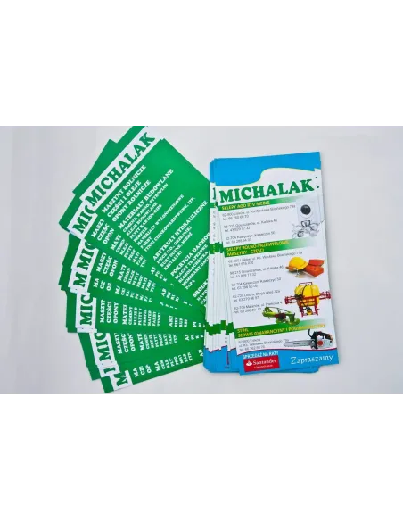 Ulotki A4 250 sztuk + projekt