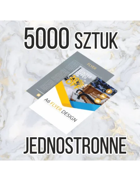 Ulotki A5 5000 sztuk + projekt