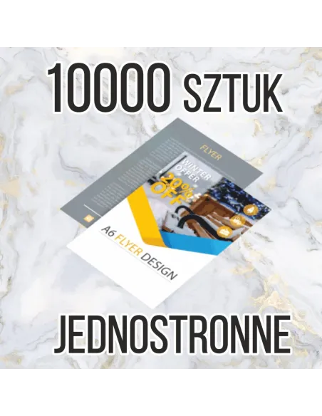 Ulotki A5 10000 sztuk + projekt