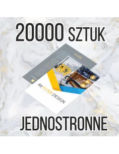Ulotki A5 20000 sztuk + projekt