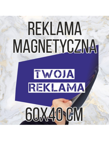 Reklama magnetyczna 60x40 magnes na samochód