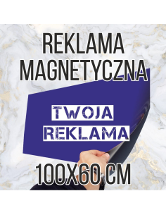 Reklama magnetyczna 100x60 magnes na samochód
