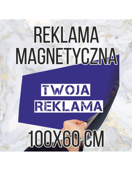 Reklama magnetyczna 100x60 magnes na samochód