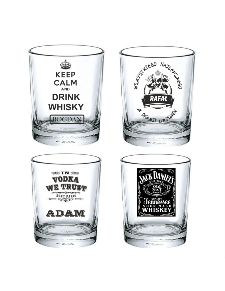 Szklanka do whisky z grawerem na prezent