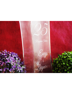 Wazon z grawerem - prezent na podziękowania, rocznice, dla rodziców