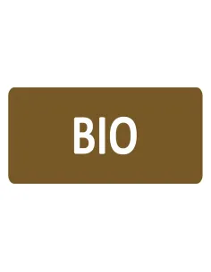 Naklejki śmieci na kosz pojemnik odpady BIO