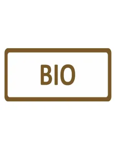 Naklejki śmieci na kosz pojemnik odpady BIO