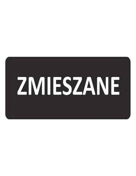 Naklejki śmieci na kosz pojemnik odpady BIO