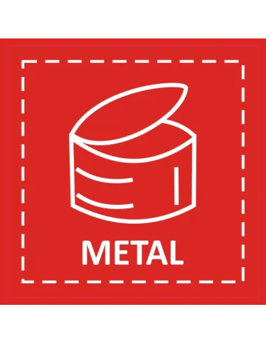 Naklejki śmieci na kosz pojemnik