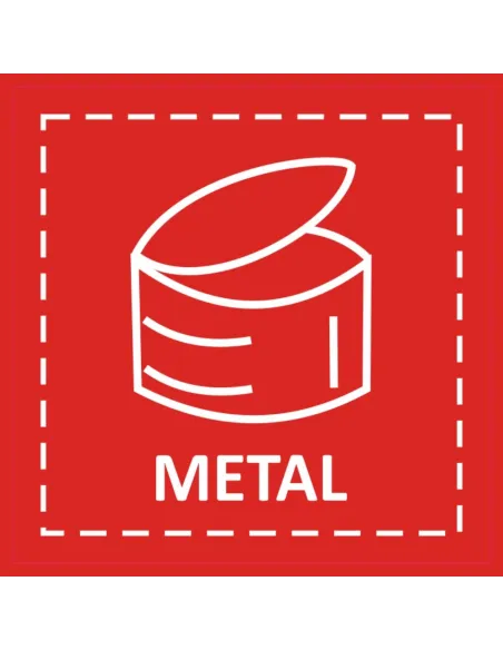 Naklejki śmieci na kosz pojemnik