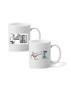 Kubek z imieniem zdjęcie PREZENT dla PIŁKARZA