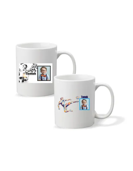 Kubek z imieniem zdjęcie PREZENT dla PIŁKARZA