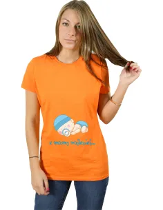 Koszulka z nadrukiem napis PREZENT dla mamy SYN